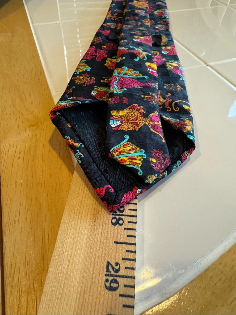 BluBlocker Collection Colorful Novelty Fish Necktie David Anson Russo